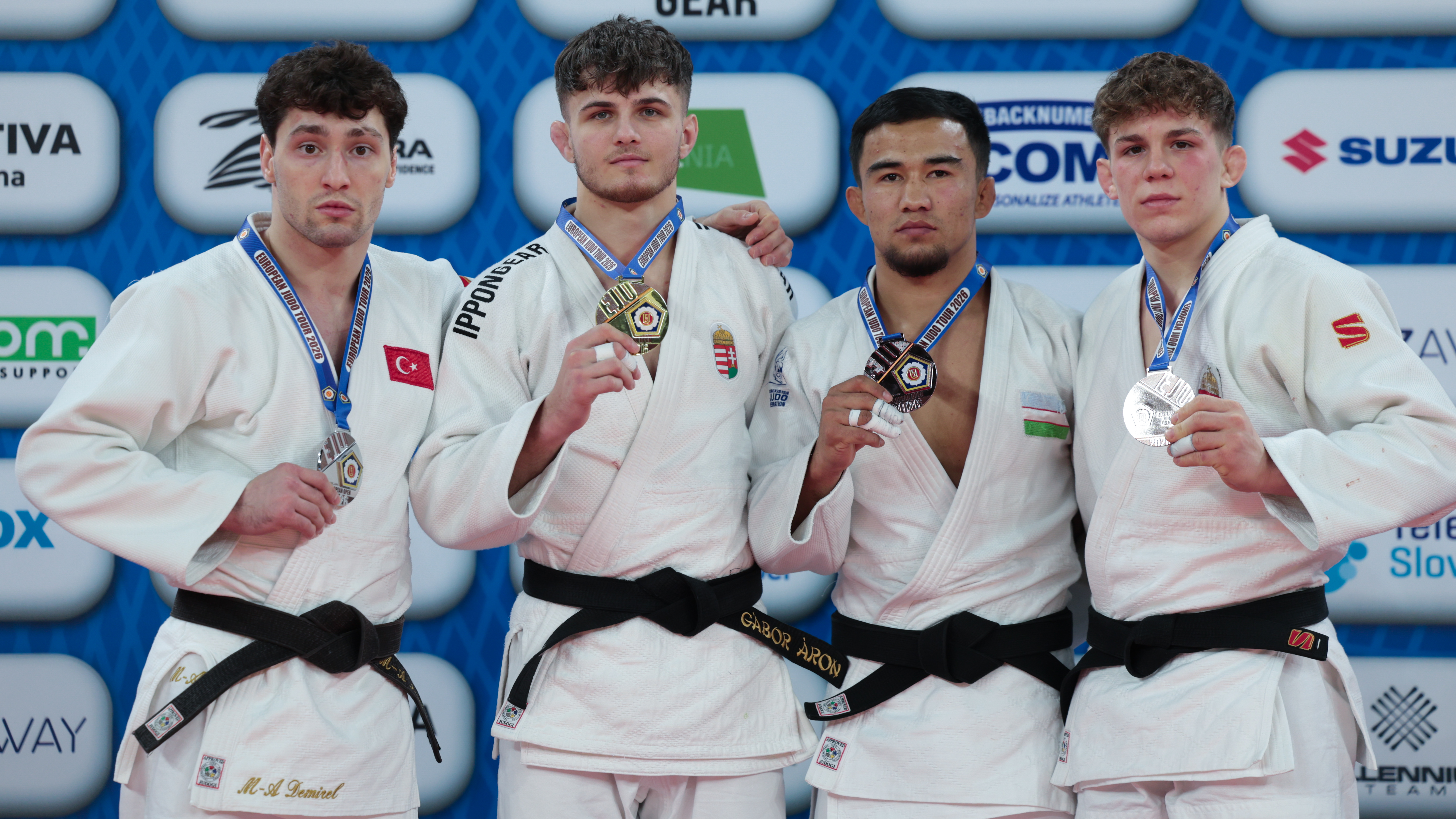 Podium -73kg category 
