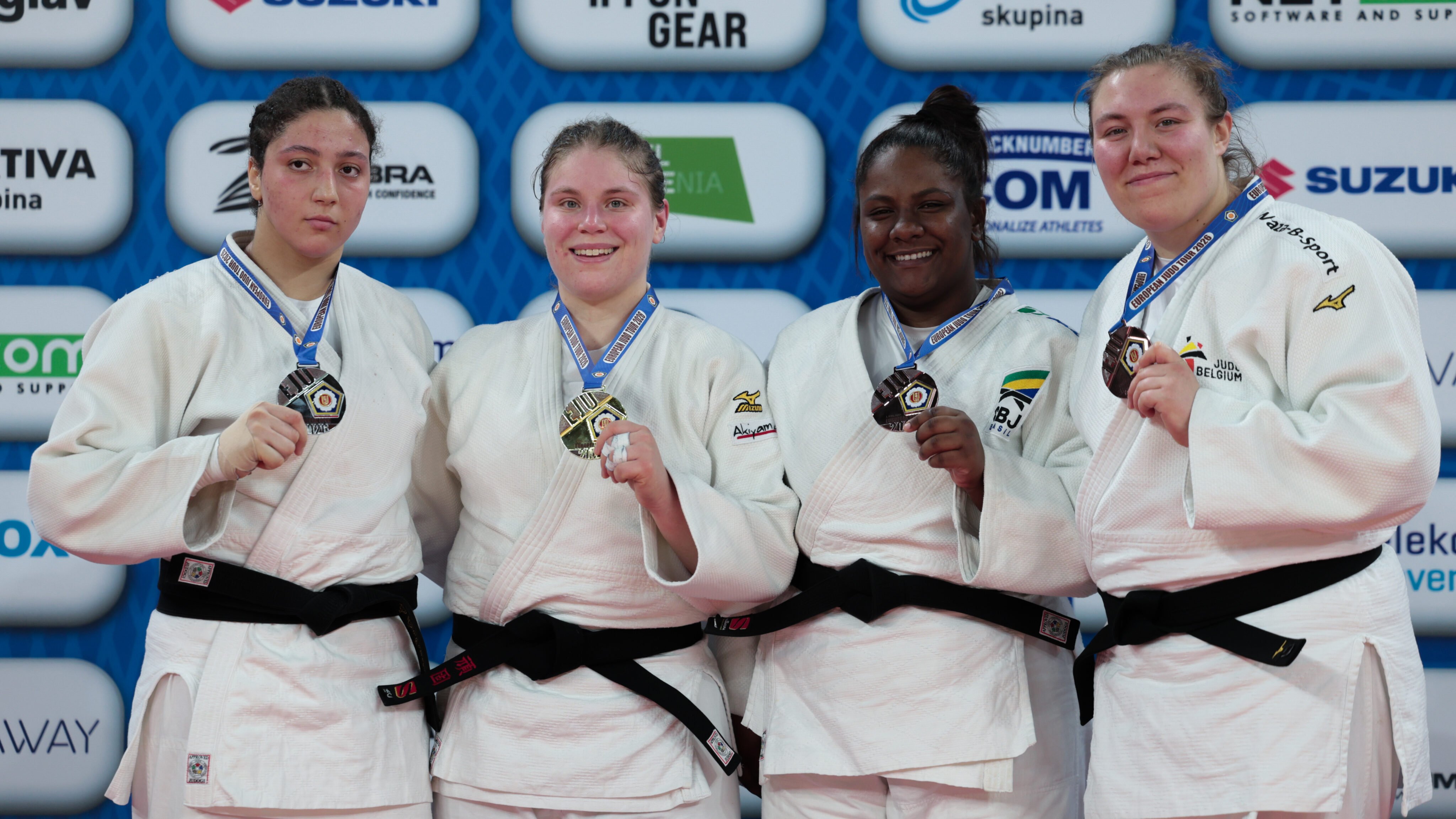 Podium +78kg category 