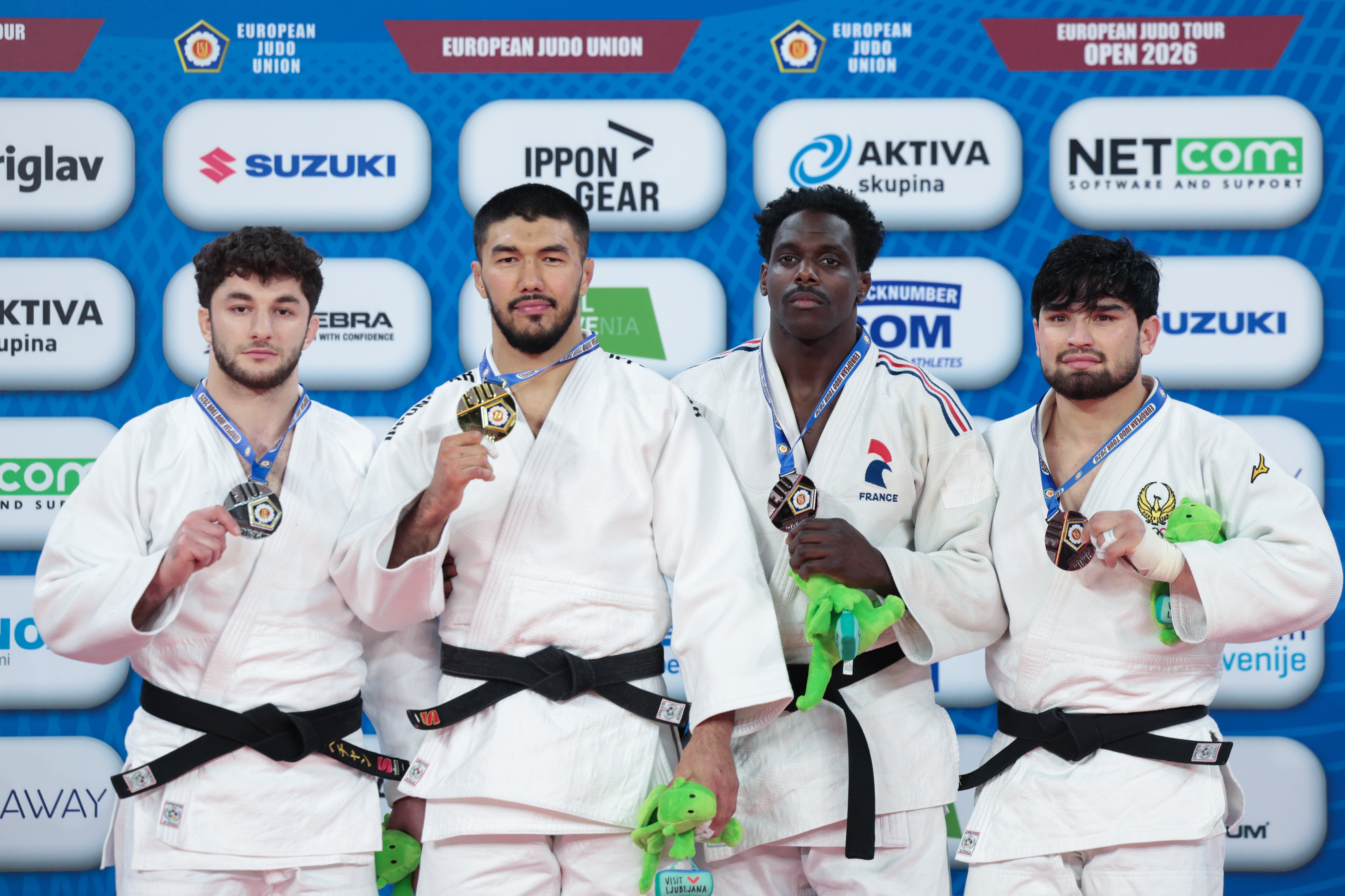 Podium -90kg category