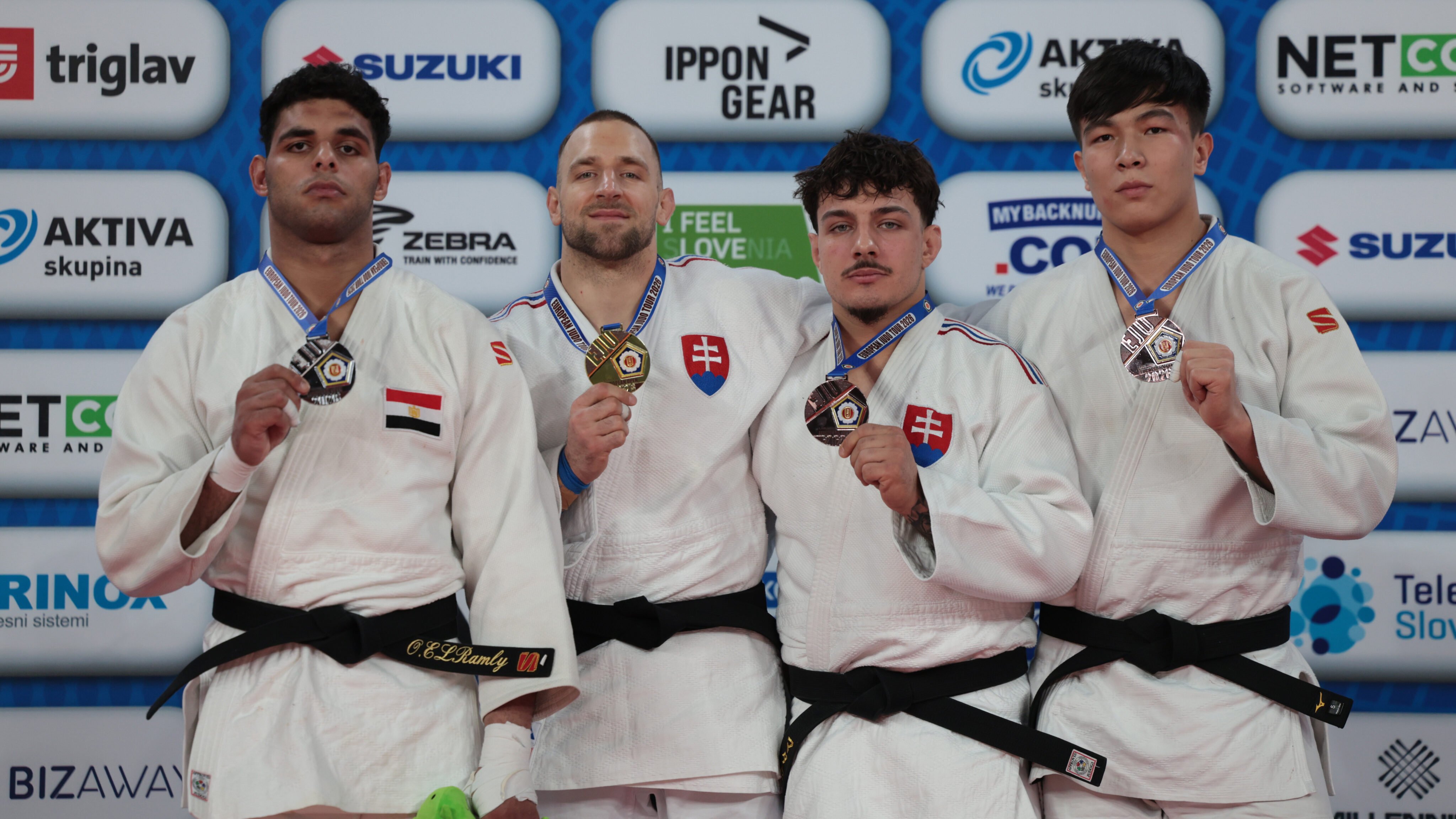 Podium -100kg category