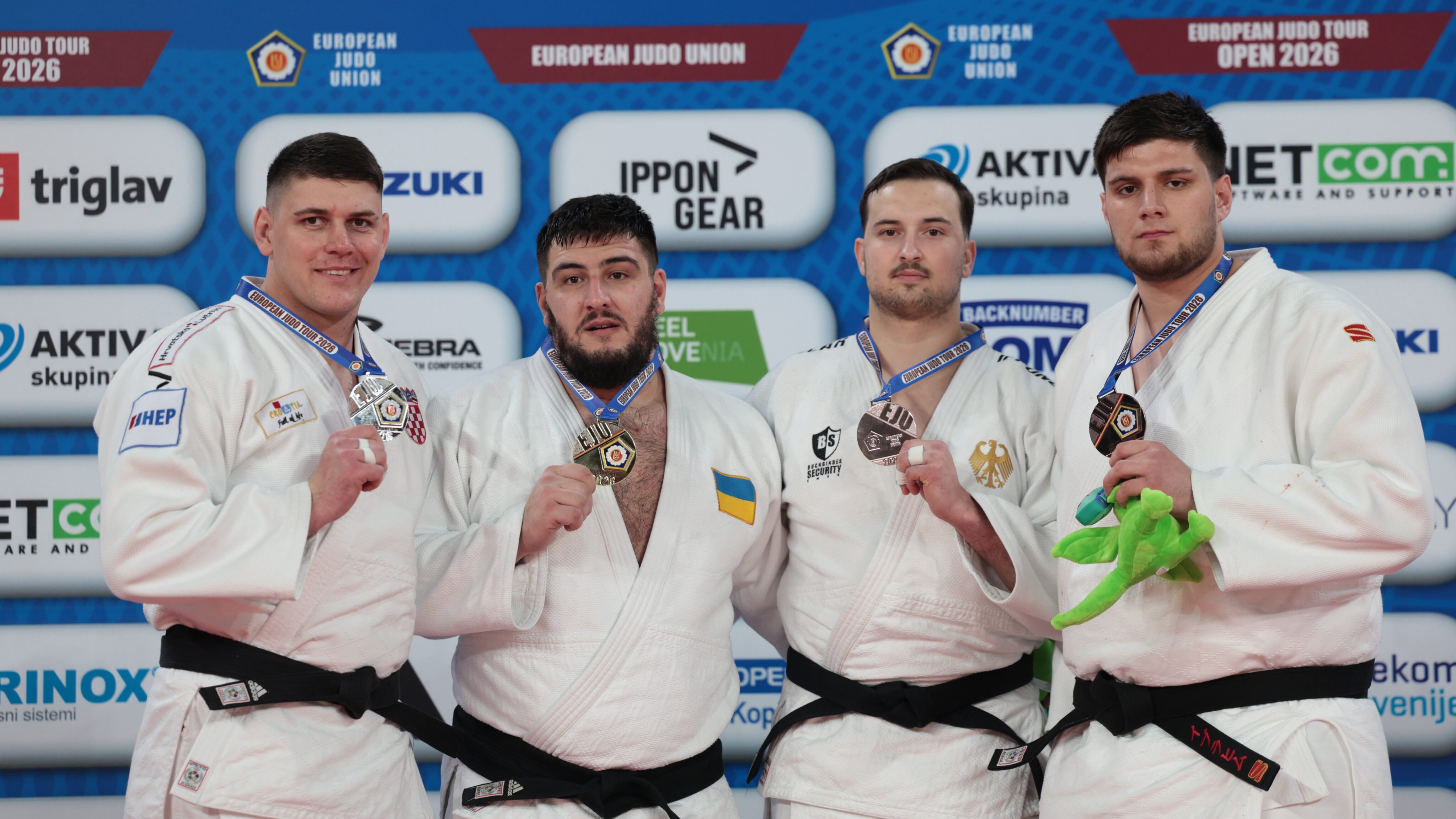Podium +100kg category