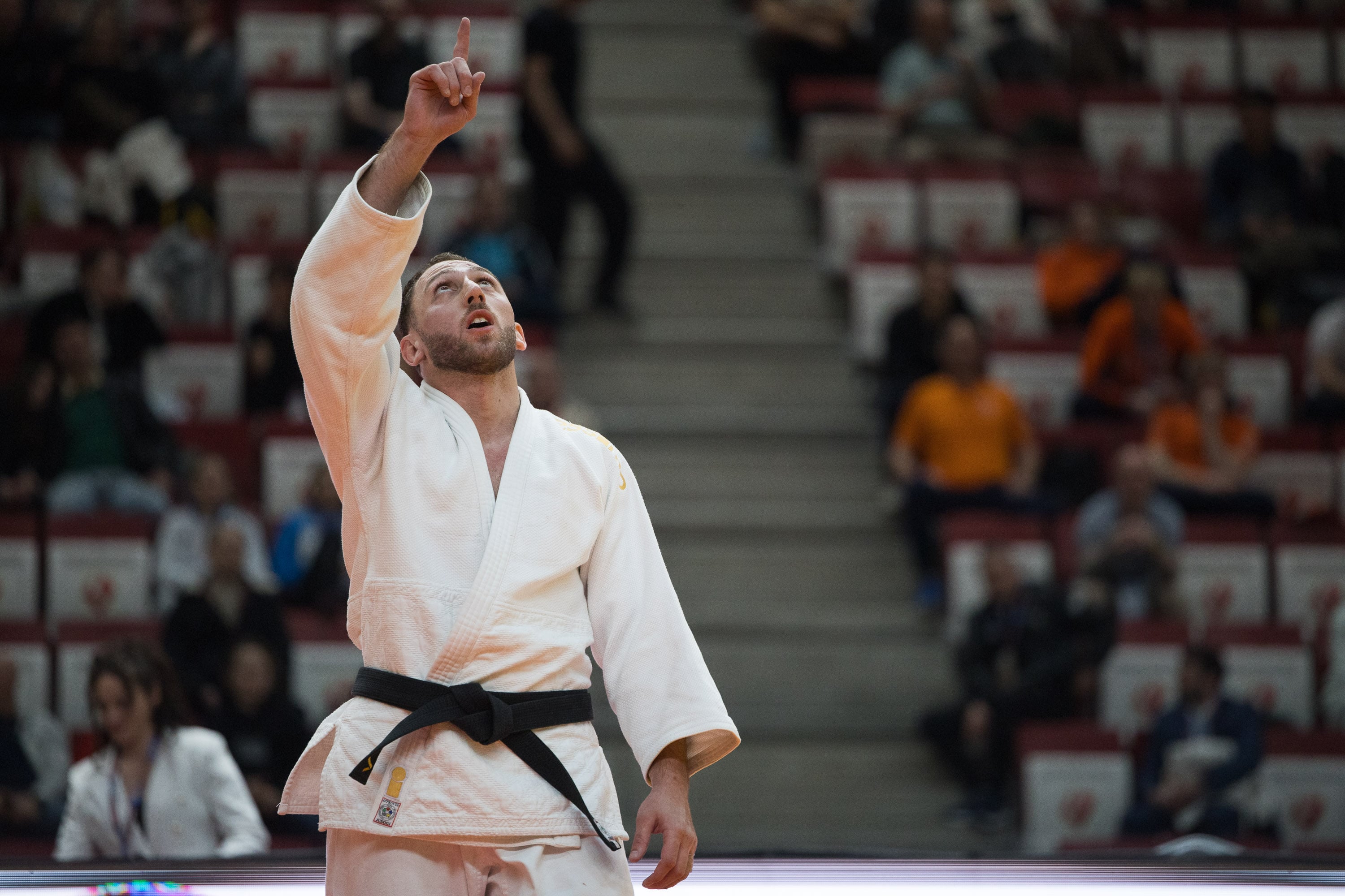 Novo Raicevic, vainqueur de la catégorie -90kg au Tournoi Européen de Varsovie 2026.